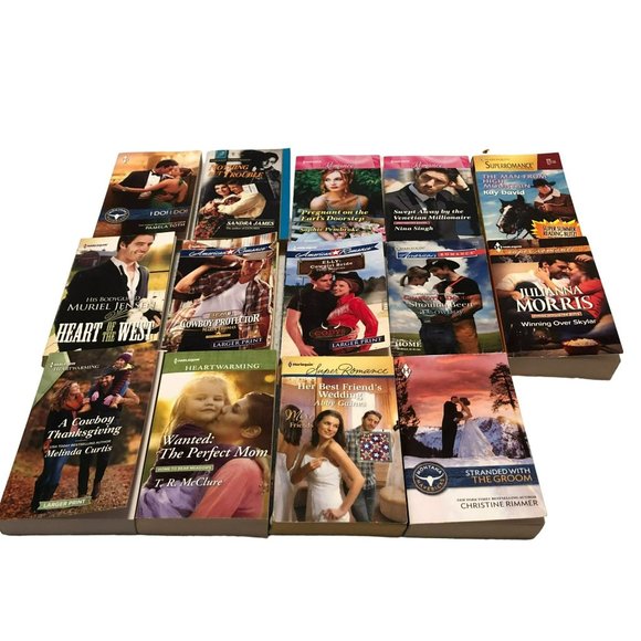 Harlequin Romance Novels Super Romance Paperback Books and more Lot of 14 - Picture 1 of 2